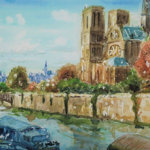 ノートルダム寺院 絵画 ファーブル 通販 2779828｜Creema(クリーマ)