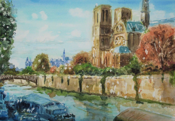 ノートルダム寺院 絵画 ファーブル 通販 2779828｜Creema(クリーマ)
