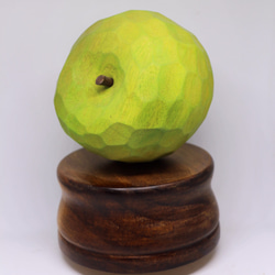 木製蘋果音樂盒--木刻--純手工--手作【可選色】 第5張的照片