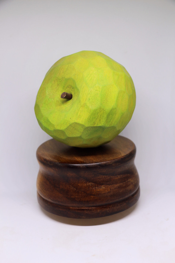 木製蘋果音樂盒--木刻--純手工--手作【可選色】 第5張的照片