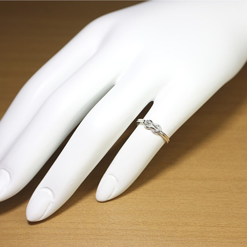 silver＊本結び＊リング【銀】Square knot silver ring 指輪・リング