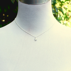 silver925＊極一粒＊まる＊ネックレス＊【銀】simple is best! round necklace 4枚目の画像