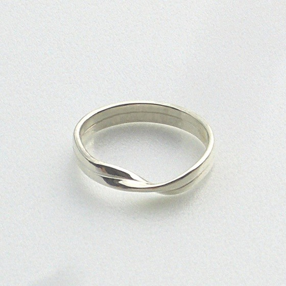silver950＊メビウスの輪＊ライン＊リング【銀】 指輪・リング