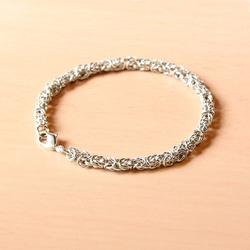 silver製＊ビザンティン＊クラシカルブレスレット【銀】byzantine silver bracelet 1枚目の画像