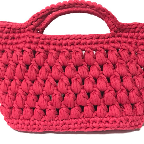 Tシャツヤーンの小さなバック その他バッグ TOKA 通販 4606334｜Creema