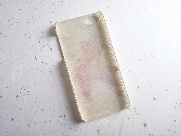 型號兼容！&lt;&lt;定制&gt;&gt; Wacon Yuzen日本紙iPhone保護套[Kainami Goldfish 第3張的照片