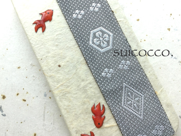 在翻譯SALE !! 60％折扣！再次上架！ Washi x榻榻米邊緣iPhone 5 / 5s / SE蓋[金魚]灰色 第2張的照片