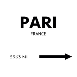 ポスター  【PARI】選べる5サイズ　アートポスター　インテリア　北欧　 3枚目の画像