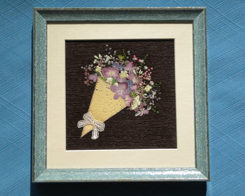 個展出品作 押花 額付き 在庫処分バザール 0_9281961b7cacef257ed379c39dc7