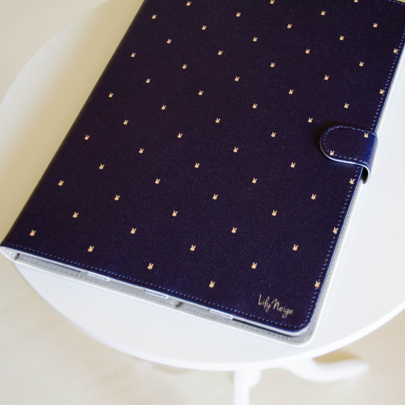 うさぎドット　iPad ケース　アイパッドカバー　iPad2017 pro Air Air2 mini 2/3/4 対応 2枚目の画像