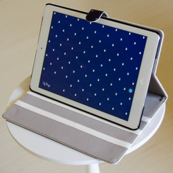 うさぎドット　iPad ケース　アイパッドカバー　iPad2017 pro Air Air2 mini 2/3/4 対応 3枚目の画像