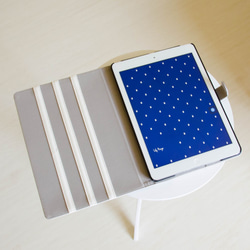 うさぎドット　iPad ケース　アイパッドカバー　iPad2017 pro Air Air2 mini 2/3/4 対応 4枚目の画像
