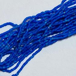 極小サイズ★チェコ製★マットな青色★20/0サイズ★1m★リュビネル針★糸通しビーズ★CZ20CBI-MTMB 8枚目の画像