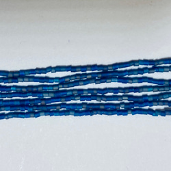 極小サイズ★チェコ製★マットな紺色★20/0サイズ★1m★オートクチュール刺繍ビーズ★CZ20MBI-MTMB 7枚目の画像