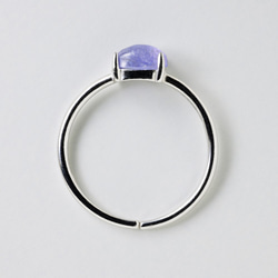宝石質タンザナイト のリング　フリーサイズSV925 3枚目の画像