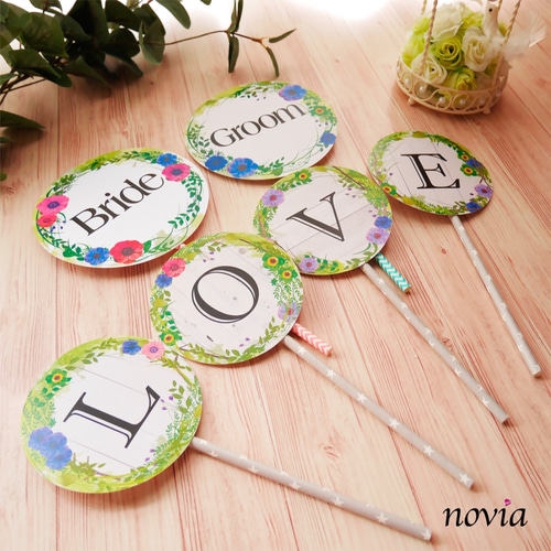 フォトプロップス♡12本セット(﹡ˆ﹀ˆ﹡)♡