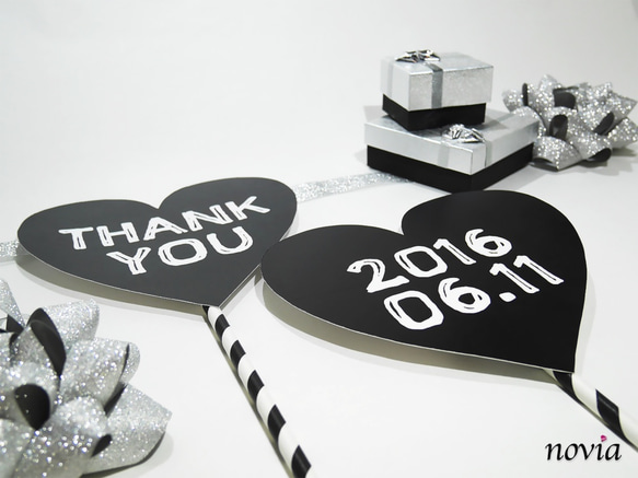 アンブロタイプ　アンティークフォト　ロット（2）夫と妻　面白い手書きのメモ付き。 ウェディング フォトプロップス】日付入れ！手書き風 ハート 『THANK