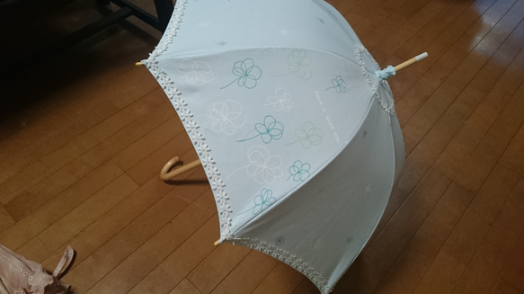 [受注制作]世界でひとつ！  お気に入りの生地で日傘お作りします☆ 3枚目の画像