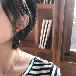 Sun Orange♢2way  earring 3枚目の画像