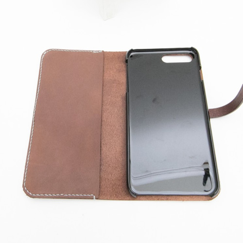 新作♪ 本革スマホケース チョコ ライトブラウン レザー HERMES