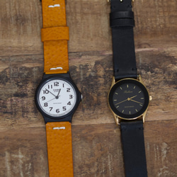 TS1《タイムセール中》Creema限定 SALE チプカシ レザー 革ベルト 腕時計 在庫限り 4枚目の画像