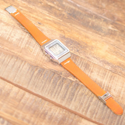 n1 [全新] CASIO A500WA-7 獨家駱駝意大利皮革皮革皮帶手錶 HERMES 螺紋tipkashi 第5張的照片