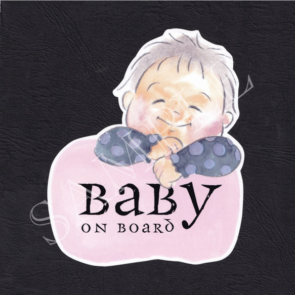 車用ステッカー★My little baby★baby on board(baby in car) 2枚目の画像