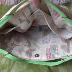 帯バッグ　金糸名古屋帯（織り）「神楽・Ｊ」Ｃ９０ 3枚目の画像