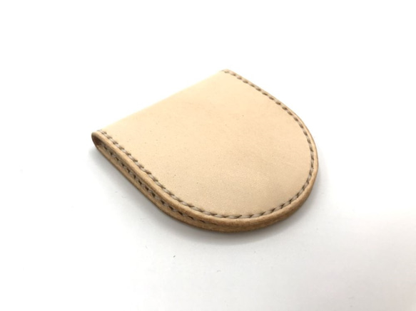 【選べるカラー・名入れ無料】シンプルコインケースver1/coin purse 牛ヌメ革  (ch006) 2枚目の画像