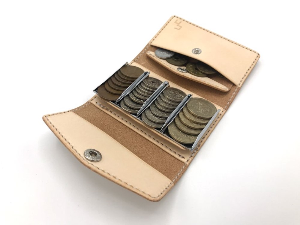 一目でわかる小銭入れ・コインキャッチャー　ver.1　本革・レザー【選べるカラー・名入れ無料】【商品番号：ch011】