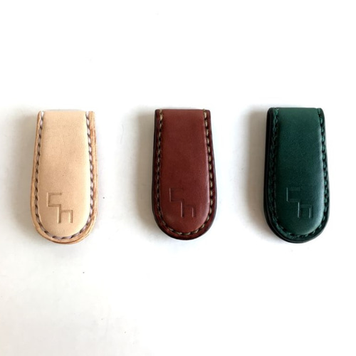 マネークリップ マグネット式 本革・レザー【選べるカラー・名