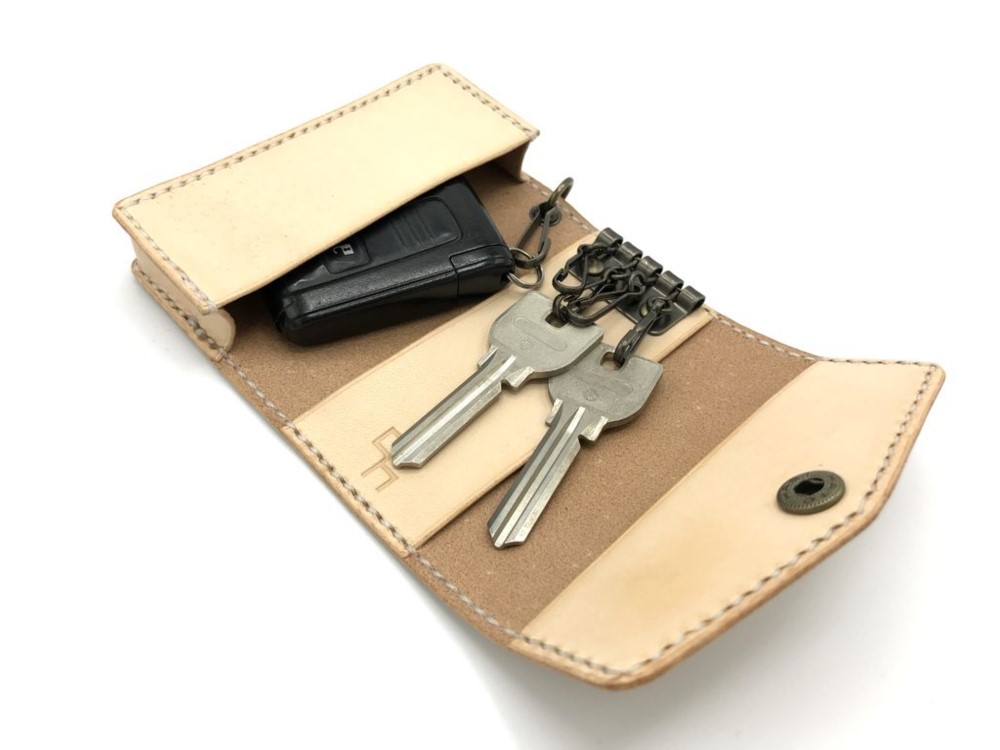 4連スマートキーキーケース　本革・レザー【選べるカラー・名入れ無料】【商品番号：ch405】キーケース