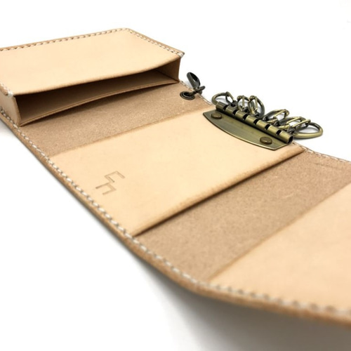 大容量6連スマートキーキーケース 本革・レザー【選べるカラー・名入れ