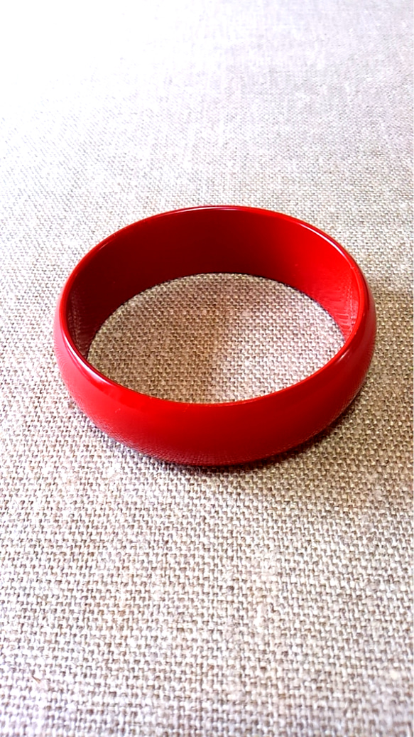 本漆塗り･ブレスレット(タモ材) 3枚目の画像