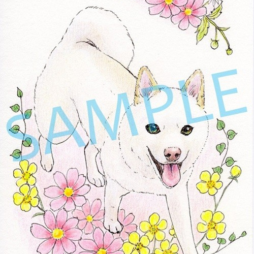 似顔絵　ペット　色鉛筆　うちの子　グッズ 似顔絵 ペット うちの子 グッズ 色鉛筆アート - メルカリ