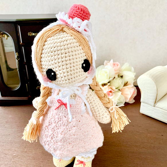 着せ替えできる　あみぐるみお人形　女の子 あみぐるみ 女の子 着せ替え人形 着物 プレゼント あみぐるみ