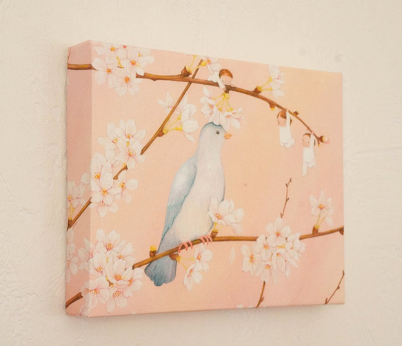絵画パネル：桜かんむり 1枚目の画像