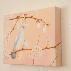 絵画パネル：桜かんむり 3枚目の画像