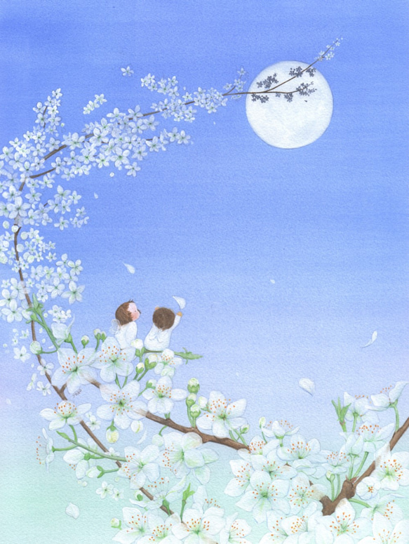 月夜桜 2枚目の画像