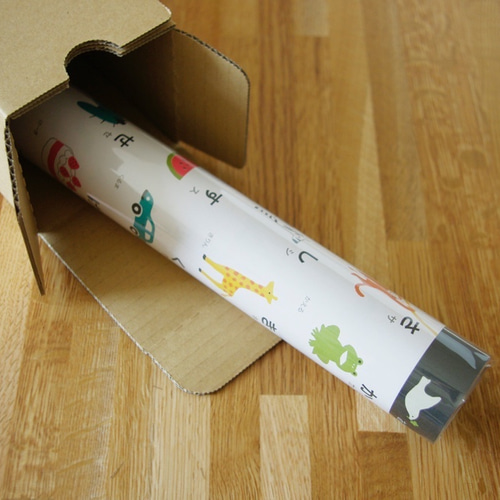 ポスター 「あいうえお50音表／B3・教科書体・やわらかい色版」 雑貨