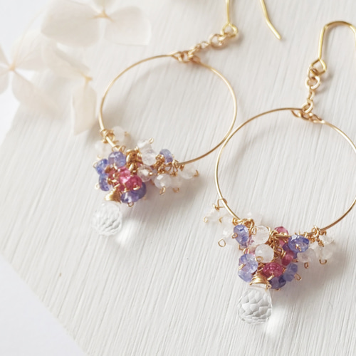 ハート模様♡カイヤナイトシリカ♡ピンクトルマリン♡スフィア2点セットNo.325 ハート模様♡カイヤナイトシリカ♡ピンクトルマリン♡スフィア2