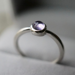 ITS-104【戒指系列・紫水晶・Amethyst 】925銀戒指。附精美包裝盒。 第2張的照片