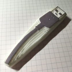 【受注生産】USBケーブルはんこ 2枚目の画像