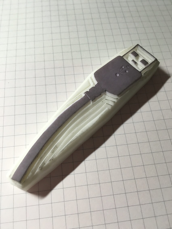 【受注生産】USBケーブルはんこ 2枚目の画像