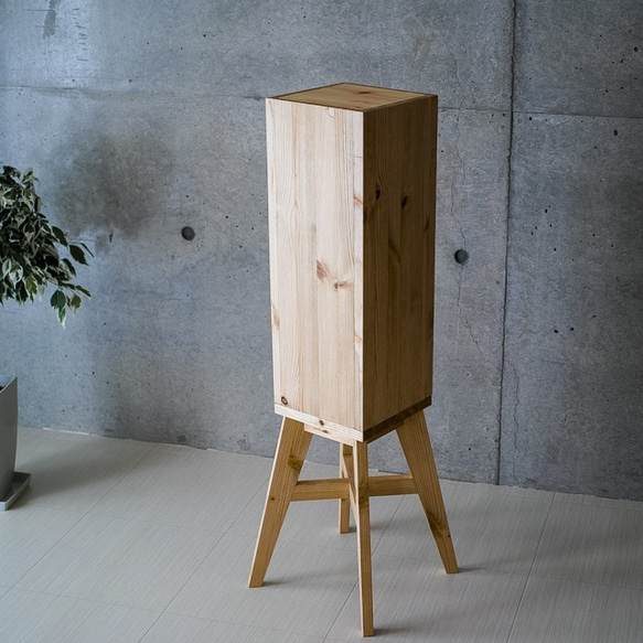 無垢材のごみ箱スタンド Trash box stand 6枚目の画像