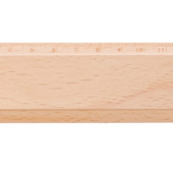 【woodmu 木尺15cm】手工 直尺 第1張的照片