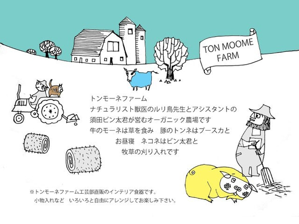 【トンモーネ】　 トンモーネファームの湯吞ボウル２個セット 3枚目の画像