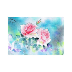 「薔薇の花々」アートカード選べる2枚セット（はがきサイズ） 4枚目の画像
