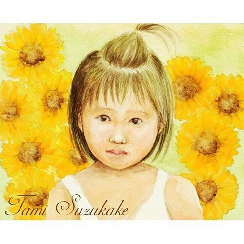 水彩画・原画「愛らしい子供」シリーズ 絵画 tami suzukake 通販 水彩画・原画「愛らしい子供」シリーズ 絵画 tami suzukake 通販