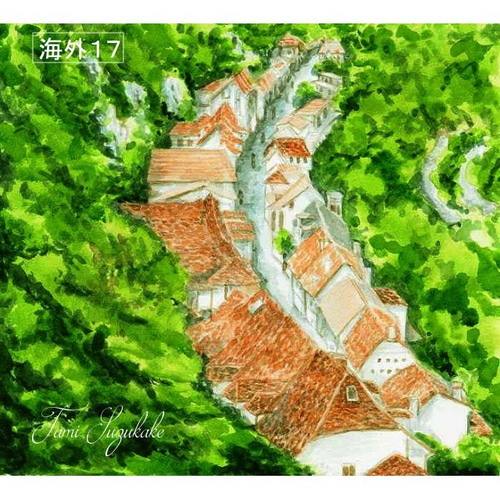 海外の風景画②」アートカード選べる2枚セット（はがきサイズ